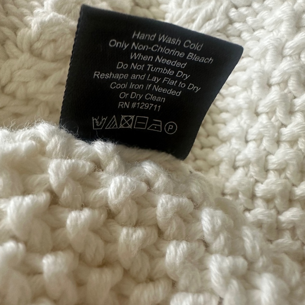 Jenni Kayne cotton cable knit oversized sweater - Picture 5 of 5